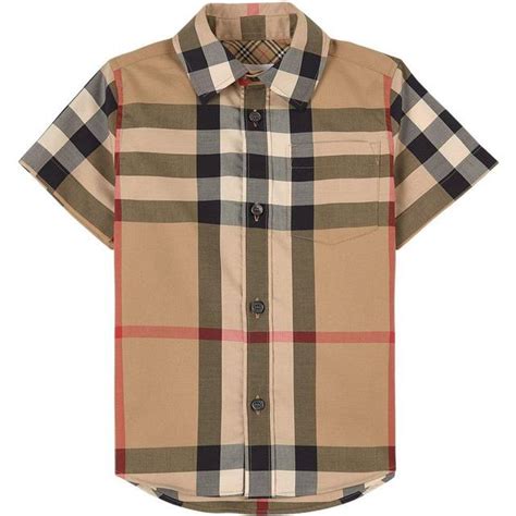 camicia burberry brit ceck|Check Stretch Cotton Shirt in Archive beige .